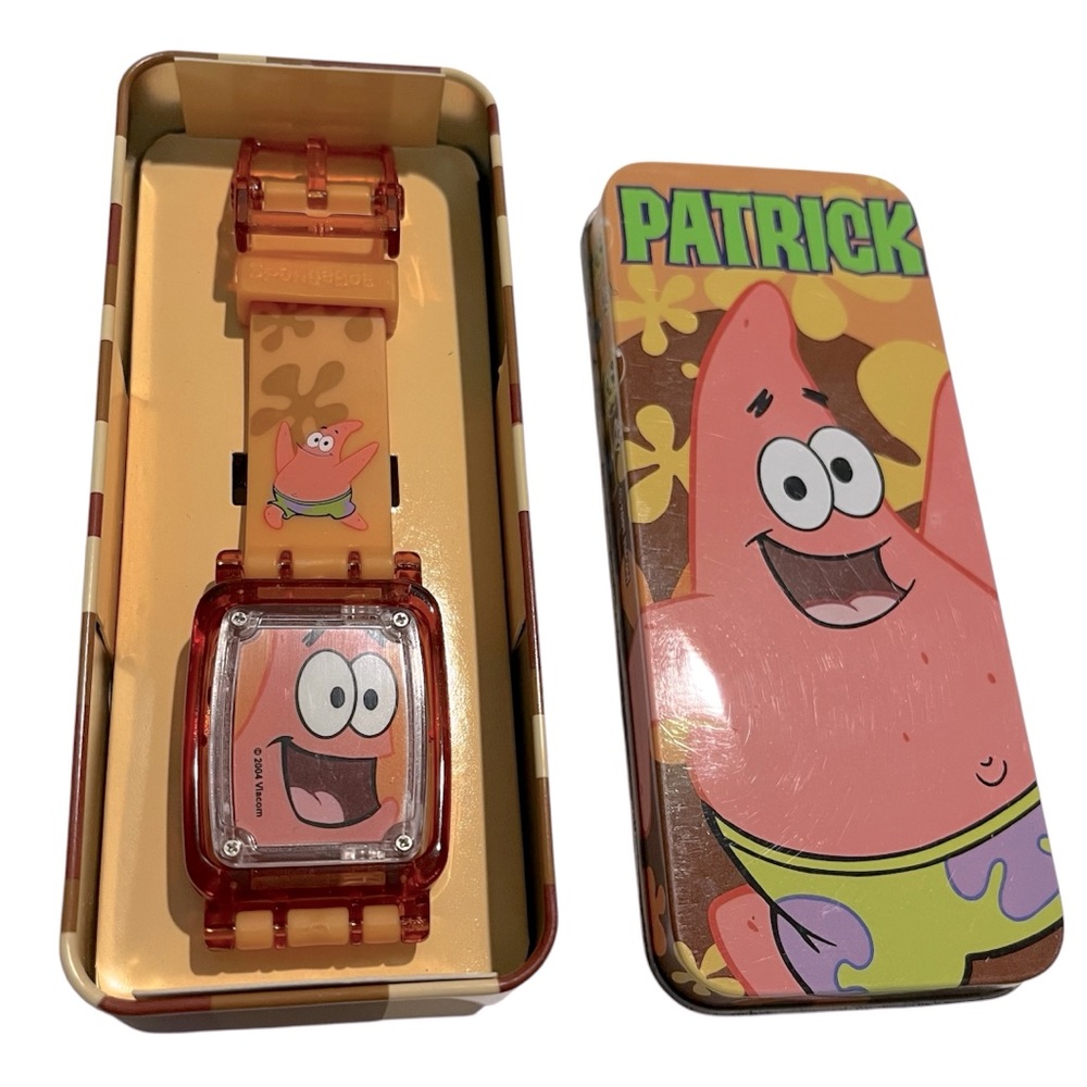 *Vintage New* Patrick Star SpongeBob SquarePants Movie Digital Watch 2004 BK